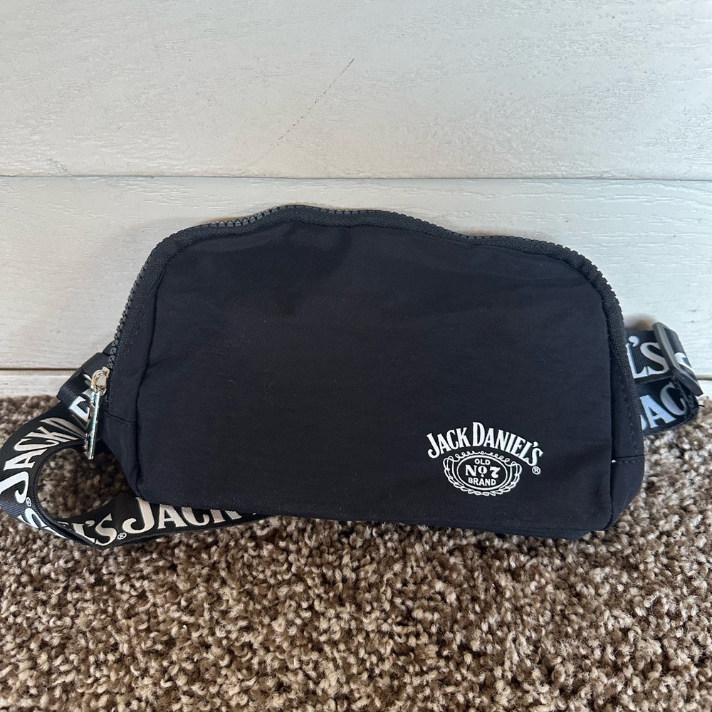 New Unisex Jack Daniels Black Belt Bag/Fanny Pack
